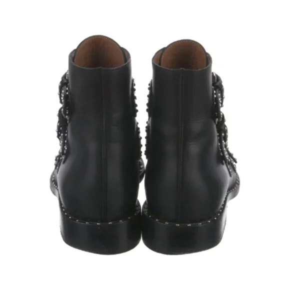 Givenchy Leather Combat Boots – Black, Size 39.5 IT (US 9.5) - Picture 4 of 10